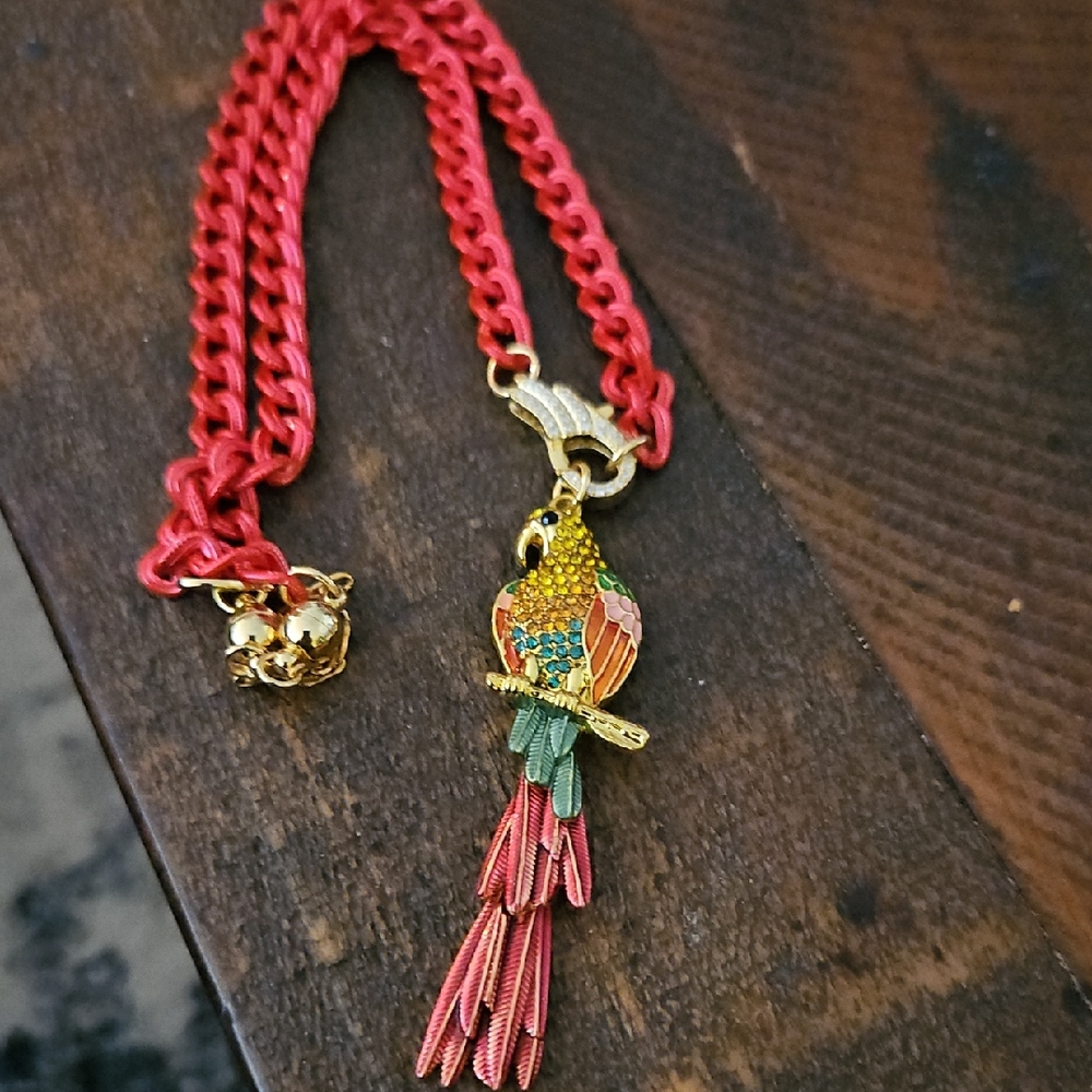 Colorful Parrot Pendant Necklace